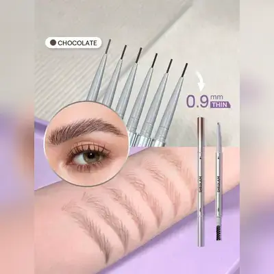 SHEGLAM Ultra Slim Eyebrow Pencil-Chocolate