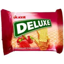 Ulker Deluxe Strawberry Wafer Biscuits 39g