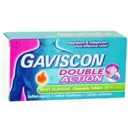 gaviscon double action 32 mint chewable tablets