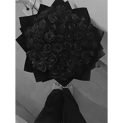 Black Flower Bouquet