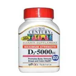 vitamin D3 5000 21st century