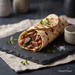 Beef Saj Wrap