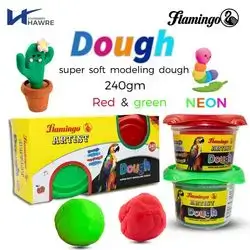 Super Soft Modelling Dough-flamingo