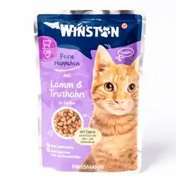 Winston Cat Wet Food Pouch Lamb And Turkey In Jelly