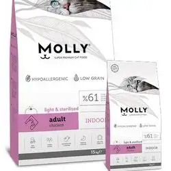 Molly adult light sterilised chicken 15kg