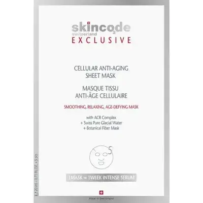 skincode anti-aging sheet mask