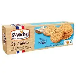 St Michel Biscuits Crunchy Coconut Cookies 120G.