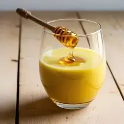 Milk, Banana And Honey Cocktail