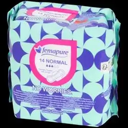 femapure 14 normal sanitary towels wings 
