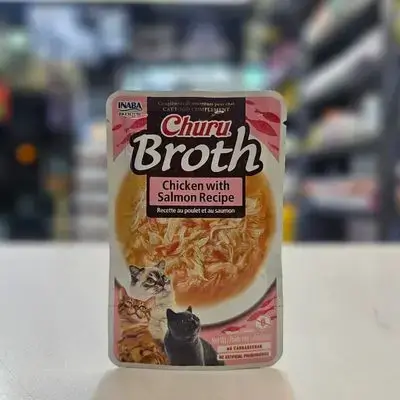 Inaba Churu Broth ( Chicken With Salmon Recipe 40g