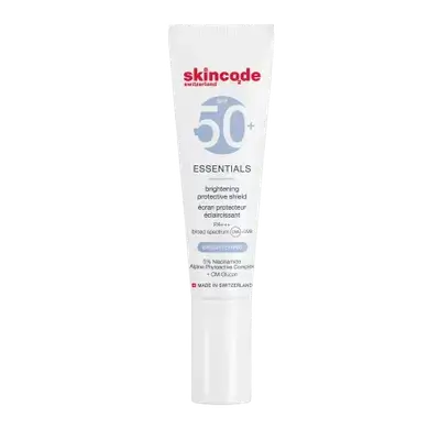ESSENTIALS Brightening Protective Shield Spf50+ PA+++ with Niacinamide 5% 30ml _ skincode