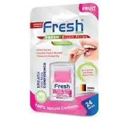 FRESH breath strips (fruits flavour)
