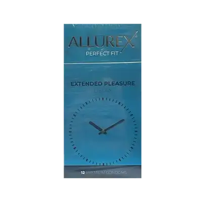Perfect Fit Extended Pleasure Delay 12 Premium Condoms _ ALLUREX