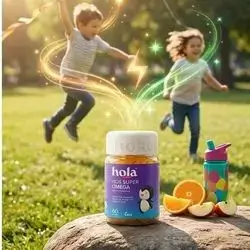 Hola Kids Super Omega - 60 Pectin Gummies.
