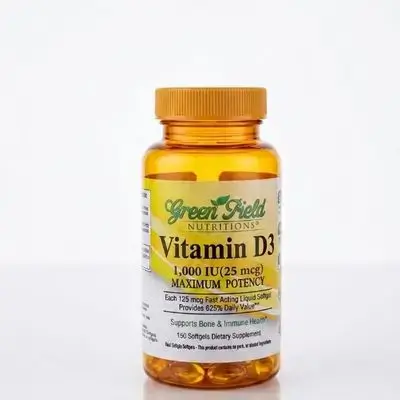Green Field Nutritions Vitamin D3 1,000 IU (25 mcg)