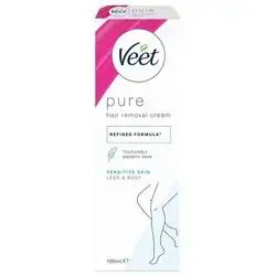 Veet orginal Pure Hair Removal Cream Legs and Body Sensitive Skin, 100ml