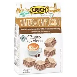 Crich Wafers With Cappuccino Filling 250 Gm