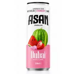 Asan Sparkiling Carbonated drink watermelon strawberry Candy 330ml
