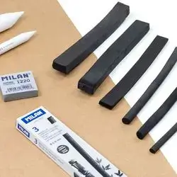 MİLAN Natural Coal Ø 3-5 mm, length 15 cm