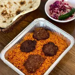 Red Rice And Tawa Kebab