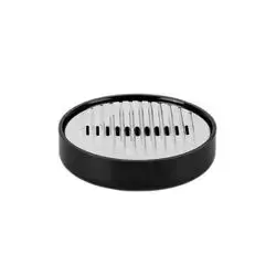Lenox Soap Dish Black/Chrome
