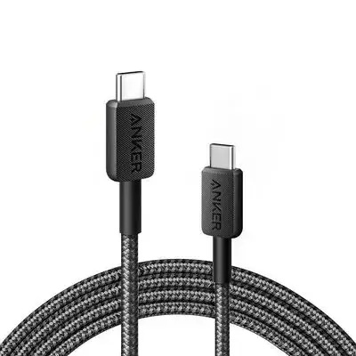 Anker USB-C to USB-C A81D6H11 - Black - 1.8m