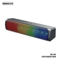 Remax Rb-M8 Wireless Bluetooth v5.0 Portable Speaker Hifi Audio Super Bass Rgb Led Light