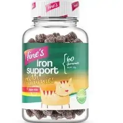 fe+iron support for kids 60gummies