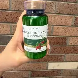 BERBERINE HCL 500000mcg 60 vegetarian capsules 