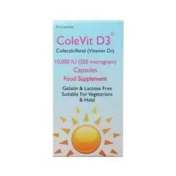 COLEVIT D3 10,000 IU 30 CAPSULS