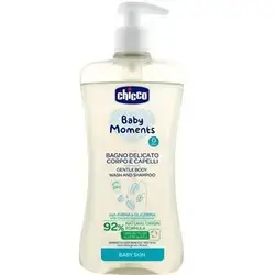 Chicco Baby Moments Gentle Body And Hair Wash 0M+ 500Ml