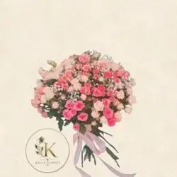 Pink & Dusty Pink Baby Rose Bouquet