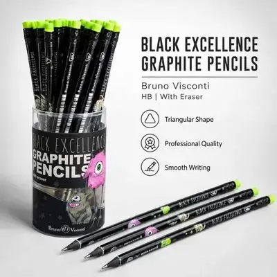 HB Graphite Pencil Set – 42 Pcs