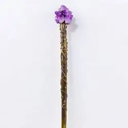 Crystal Wand Flower Purple 27cm