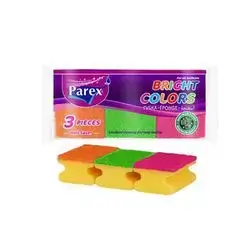 Parex Sponge Bright Color Nail Saver 3 Pcs