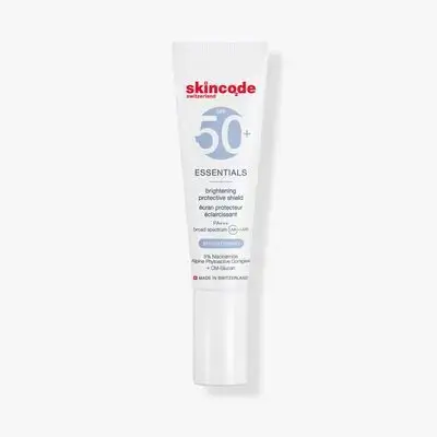 Skincode essentials brightening protective shield 50+spf