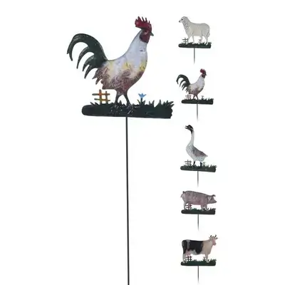 Garden Pick Farm Animals 5Ass