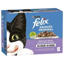 Felix Cat Wet Food Gelle 12x100g