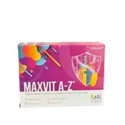 MAXVIT A-Z COMPLETE OF VITAMINS AND MINERALS FOR  DAILY HEALTH AND VITALITY 60 TABLETS