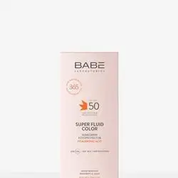 babe - super fluid color sunscreen hyaluronic acid 50ml