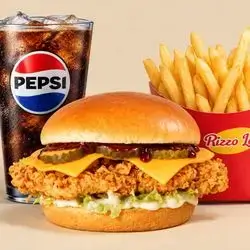 Honey BBQ Burger Meal