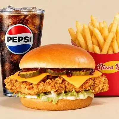 Honey BBQ Burger Meal