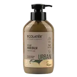 URBAN Volume Hair Balm for Thin Hair Plant Protein & Aloe Vera 400ml _ ECOLATIER