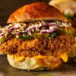 Cheddi Chicken Burger