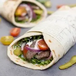 Arabic Beef Shawarma Sandwich
