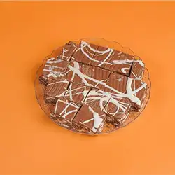 Lazy Cake Milk And Chocolate Cake Topped With Cocoa