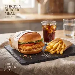 Chicken Burger Meal (Burger + Fries + Cola)