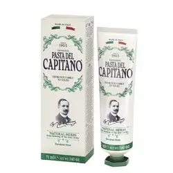 CAPITANO italian toothpaste - with natural herbs deep cleaning of oral cavity- paraben free 75ml