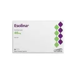 Esolina 40mg Esomeprazole 28 capsules La Colina