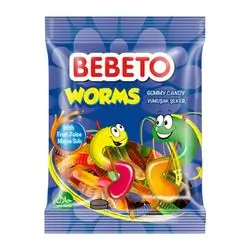 Bebeto Fruit Warms Jelly Bag 70g Turkish